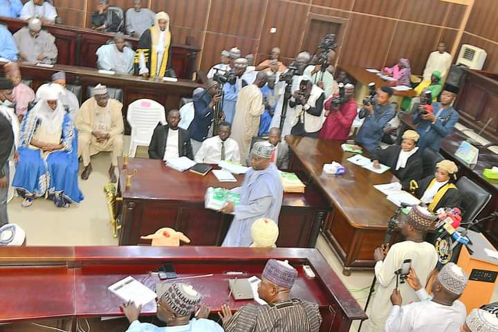 PRESENTATION OF THE 2025 BUDGET PROPOSAL TO THE GOMBE STATE HOUSE OF ASSEMBLY